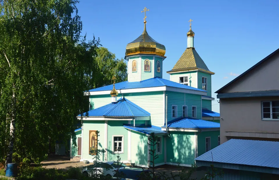 Собор преподобного Сергия Радонежского, Уфа: вид снаружи